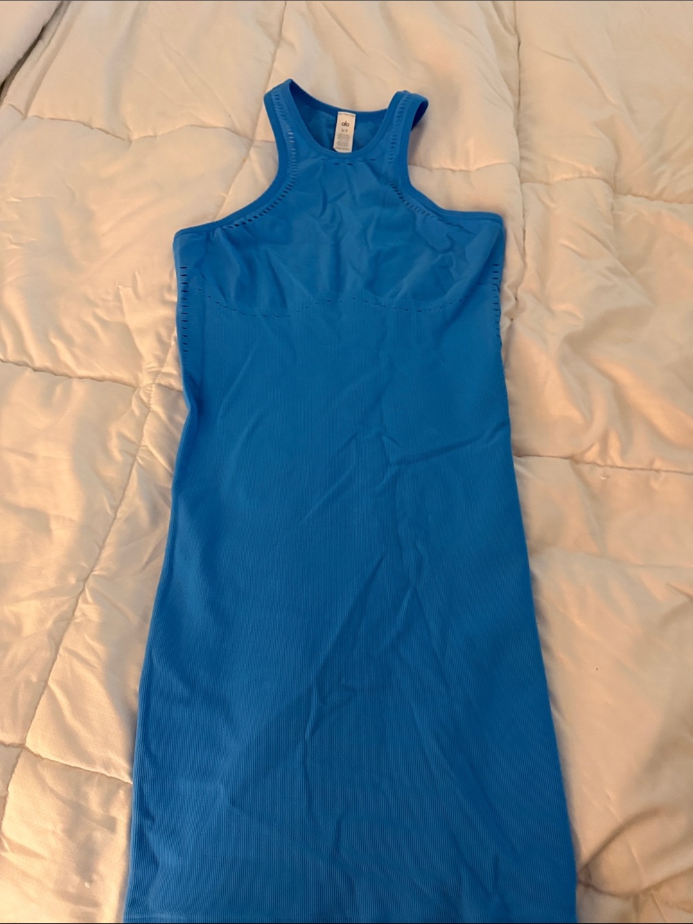 ALO Yoga Bright Blue Mini Dress